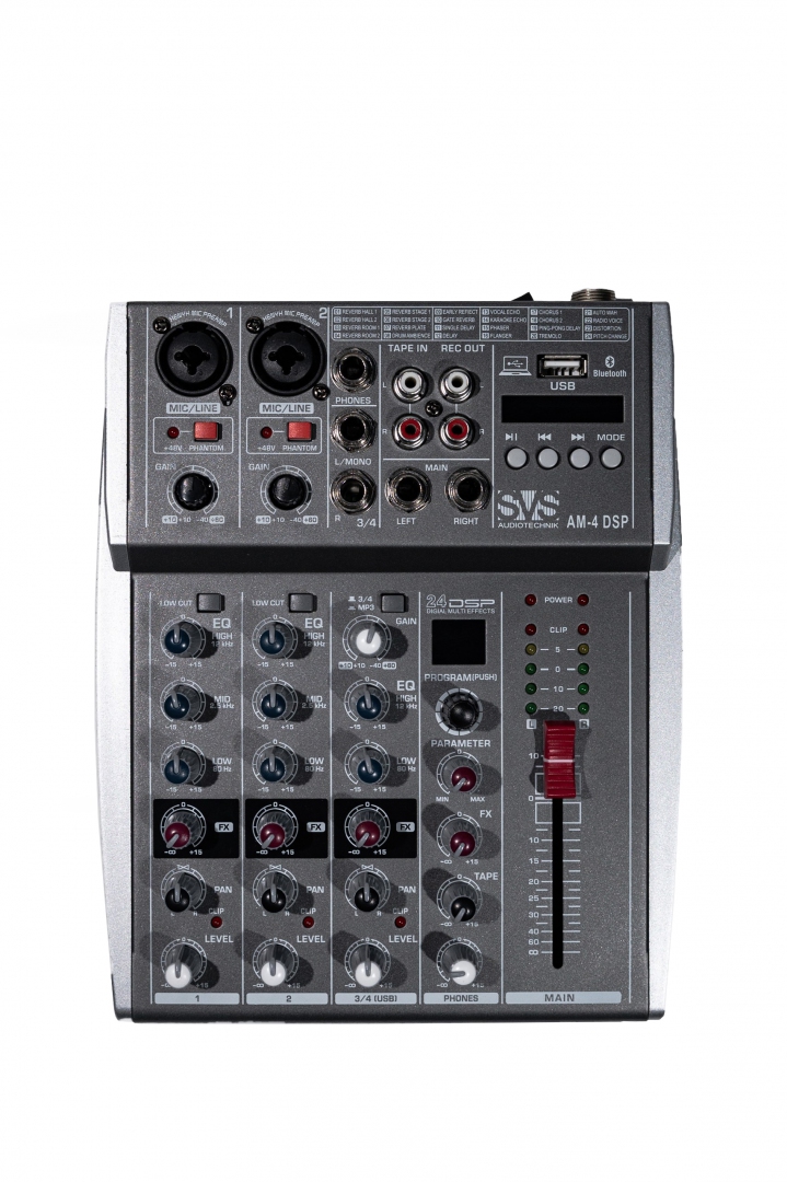 SVS Audiotechnik mixers AM-4 DSP Аналоговый микшерный пульт, 4-канала в Звенигороде