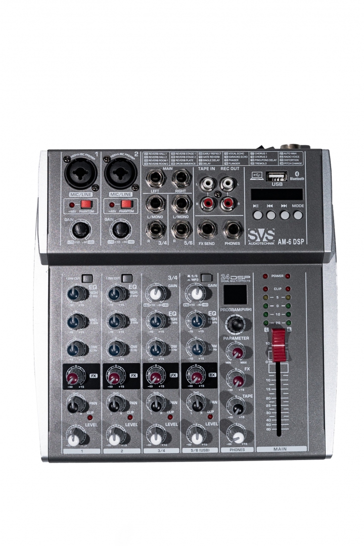 SVS Audiotechnik mixers AM-6 DSP Микшерный пульт аналоговый, 6-канальный SVS Audiotechnik mixers в Звенигороде