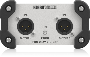 Klark Teknik DI 22P пассивный стерео директ-бокс в Звенигороде